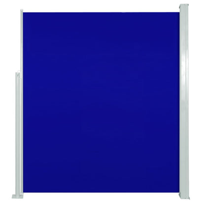 Vidaxl Toldo Lateral Retráctil De Jardín Azul 160x300 Cm_0