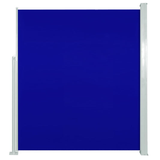 Vidaxl Toldo Lateral Retráctil De Jardín Azul 160x300 Cm_0