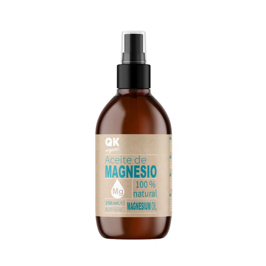 QKnatur - Aceite De Magnesio En Spray Bio 100% Puro (250 Ml) - Ideal Para Deportistas, Relajación Muscular_0