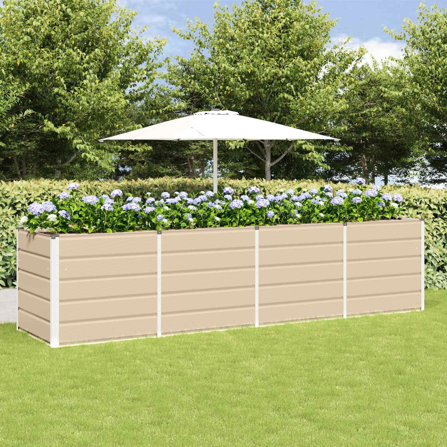Jardinera Marfil 320 X 80 X 75 Cm Acero_1