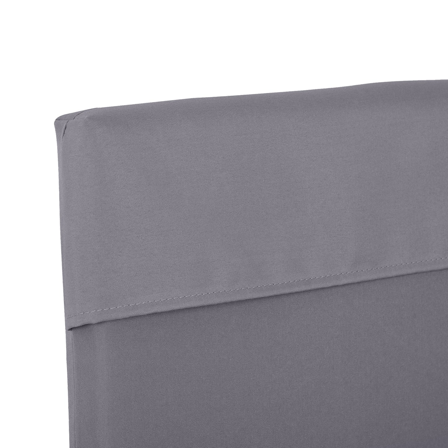 Outsunny Cojín Para Columpio De 2 Piezas Cojín Para Balancín 130x45x5 Cm Gris_5