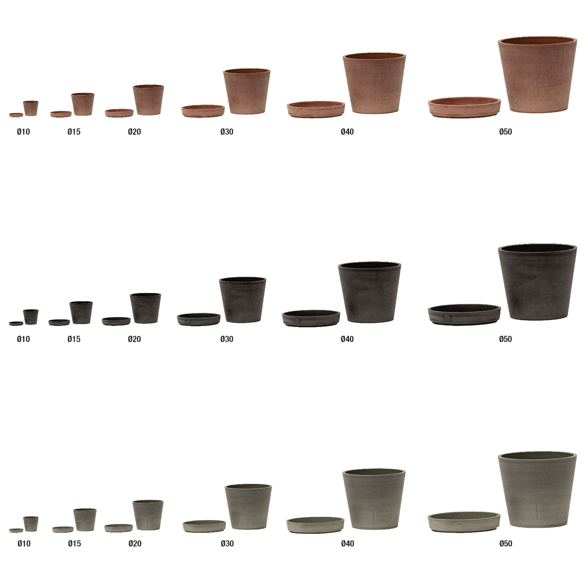 Platillo Para Maceta Ø Cm 40 Terracota_5