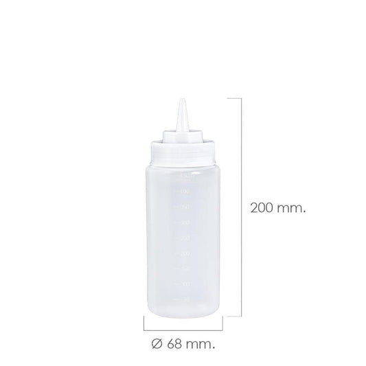 Botella Biberon Cocina Plástico 500 Ml._0