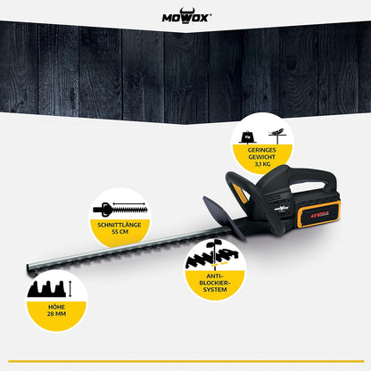 Mowox Cortasetos De Bateria 40 V, Longitud De Corte 550 Mm. No Incluye Bateria Ni Cargador_2