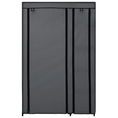 Armario Plegable De Tela Gris 110x45x175 Cm_3