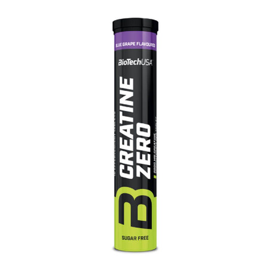 Creatina Zero Efervescentes - 18 Tabletas - Uva Azul - Creatina Monohidrato - Biotech Usa_0