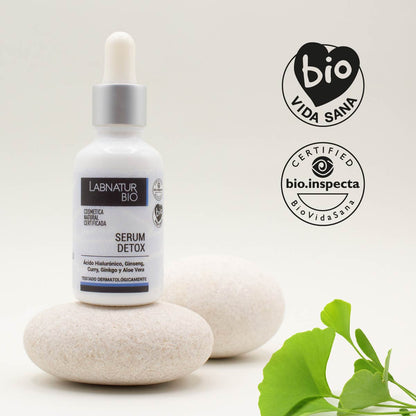 Sérum Facial Detox Labnatur Bio 30 ml | Revitaliza, Hidrata y Protege | Luminosidad y Efecto Antifatiga | Vegano_2