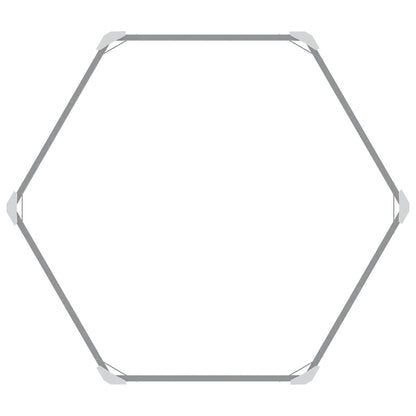 Arriate De Acero Galvanizado Gris Antracita 129x129x77 Cm_2