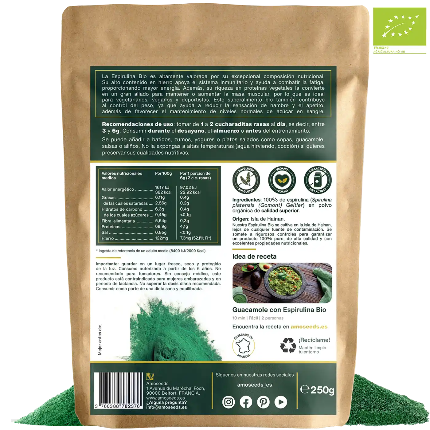 Espirulina En Polvo Bio 250g_4