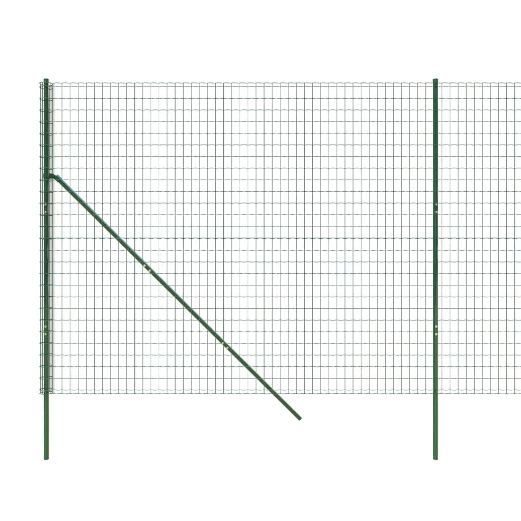 Cerca De Alambre De Acero Galvanizado Verde 1,6x10 M / Vetonek_3