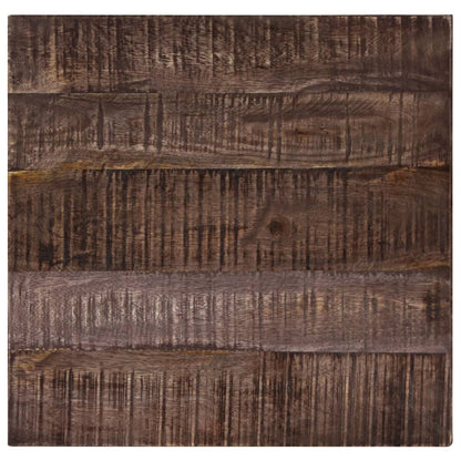 Mesa De Centro Madera Maciza De Mango 50x50x35 Cm_4