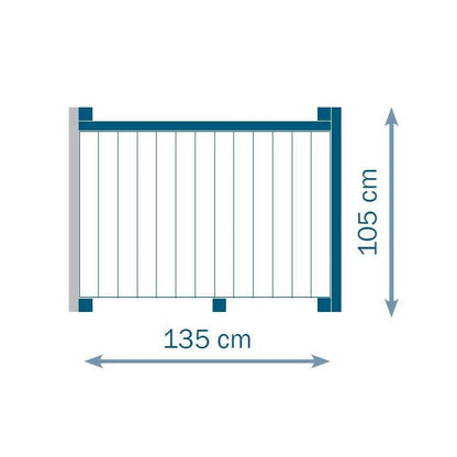 Parque Infantil Masgames Belvedere L Con Columpio Individual.