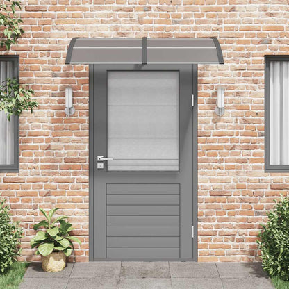 Marquesina De Puerta Policarbonato Negro 150x75 Cm_2