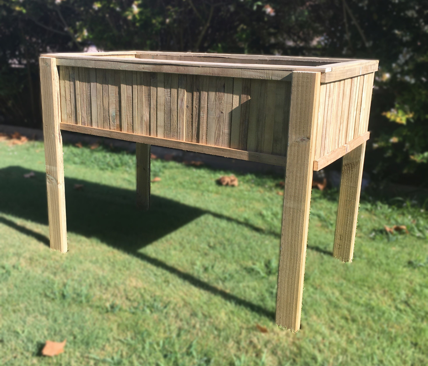 Mesa De Cultivo  Vintage 102x52x74 Cm Huerto Urbano  Con Maderas Recicladas Vidahuerto.