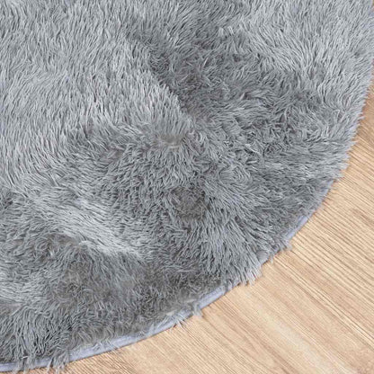 Vidaxl Alfombra De Pelo Largo Navarra Gris Claro 160x160 Cm Poliéster_3