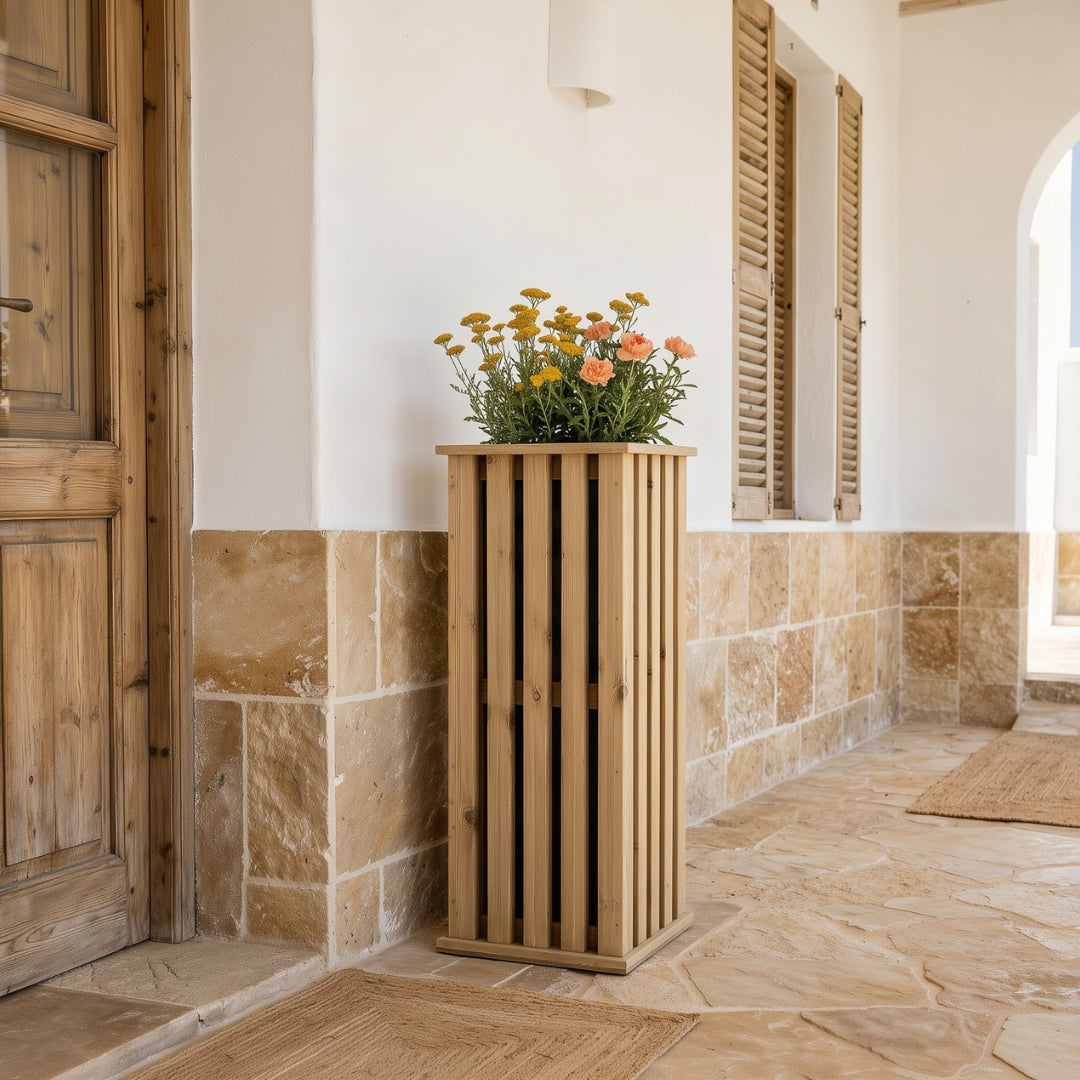 Jardinera Vertical Talia Planter 32,5x32,5x85 Cm Nortene_2