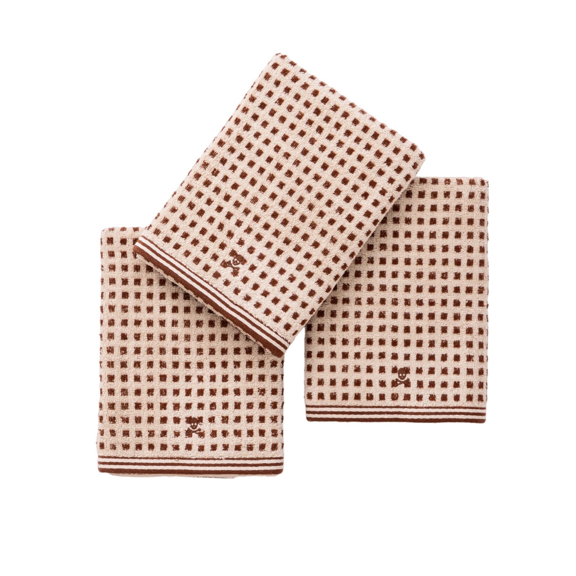 Set 3 Paños De Cocina 100% Algodón 50x70cm 420gsm Terry Logo Bordado Scalpers Home_0