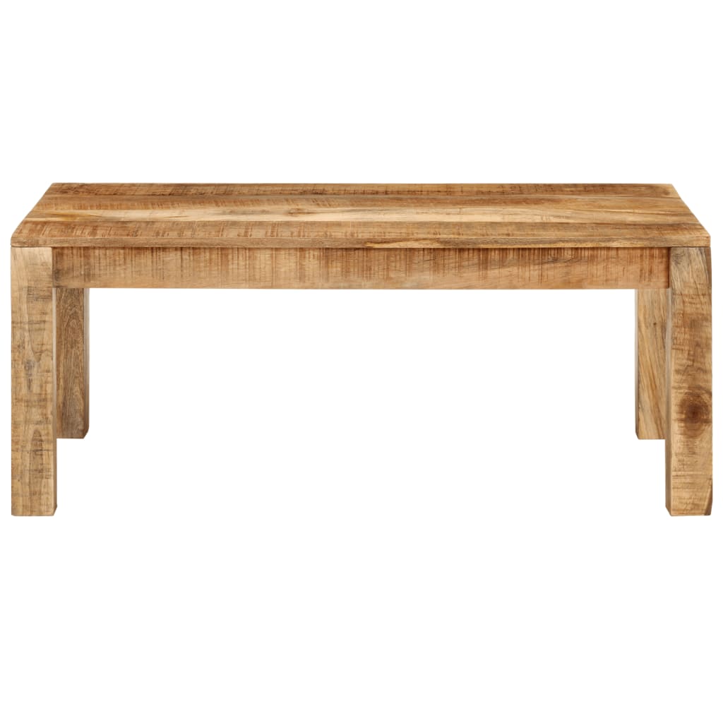 Mesa De Centro De Madera Maciza Mango 100x55x40 Cm_0