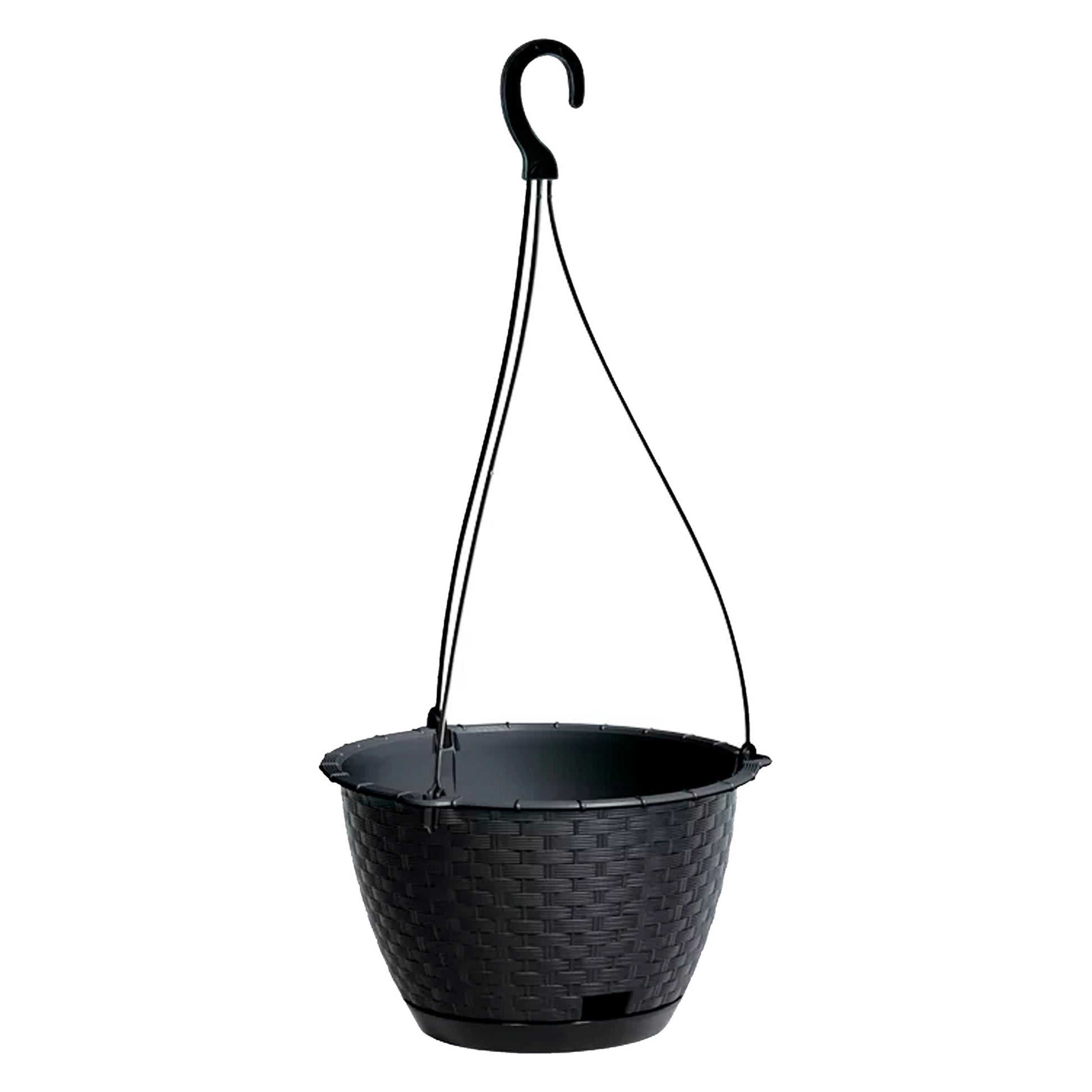 Macetero Colgante Ratolla Round W 3,4l., Dimensiones (mm) 217x217x142, Color Antracita_0