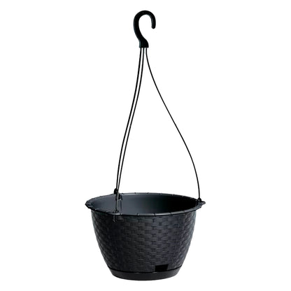 Macetero Colgante Ratolla Round W 3,4l., Dimensiones (mm) 217x217x142, Color Antracita_0