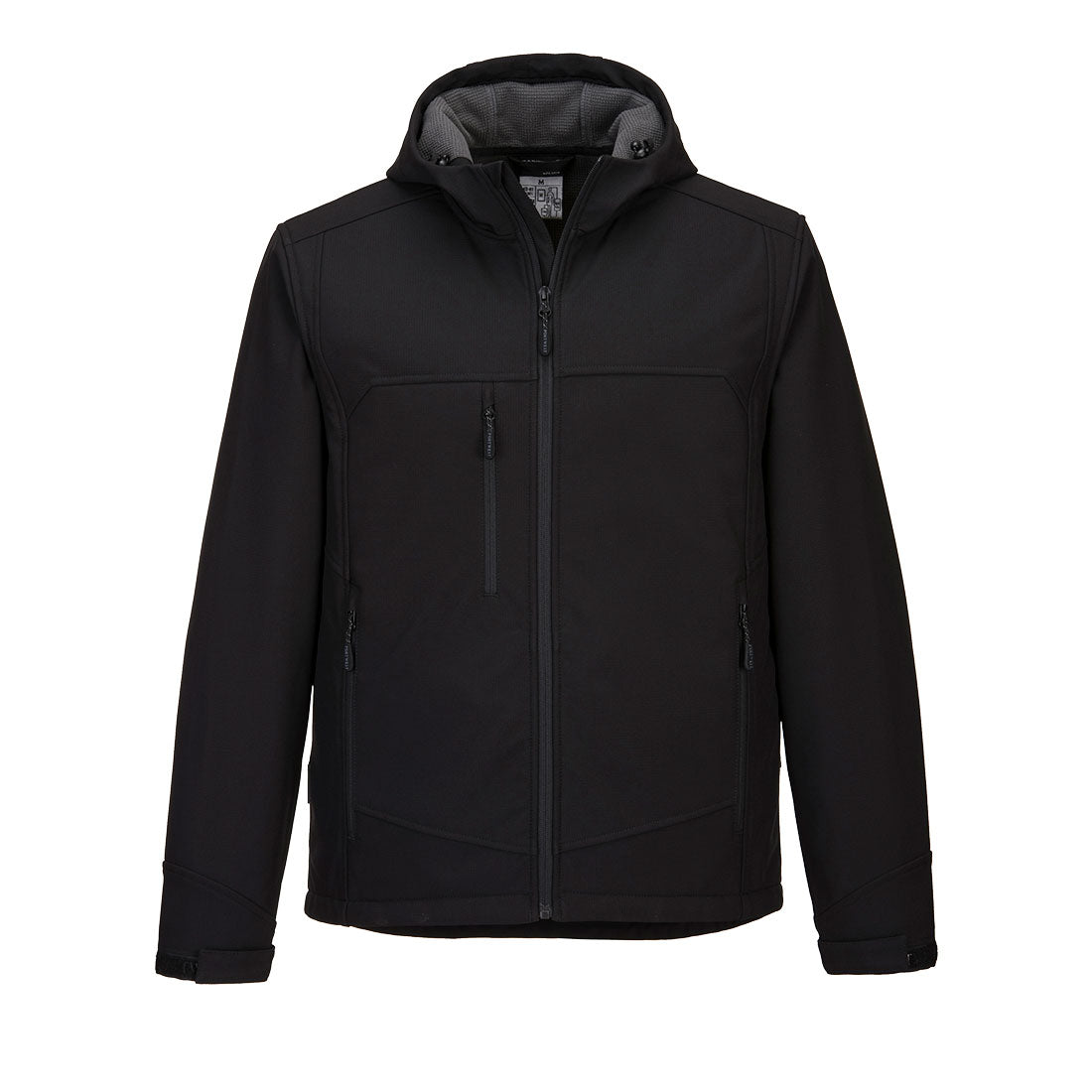 Softshell Con Capucha Kx3 (3 Capas) / L / Negro_0