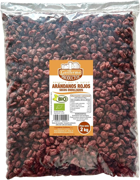 Arándanos Rojos Secos Bio - 2 Kg_0