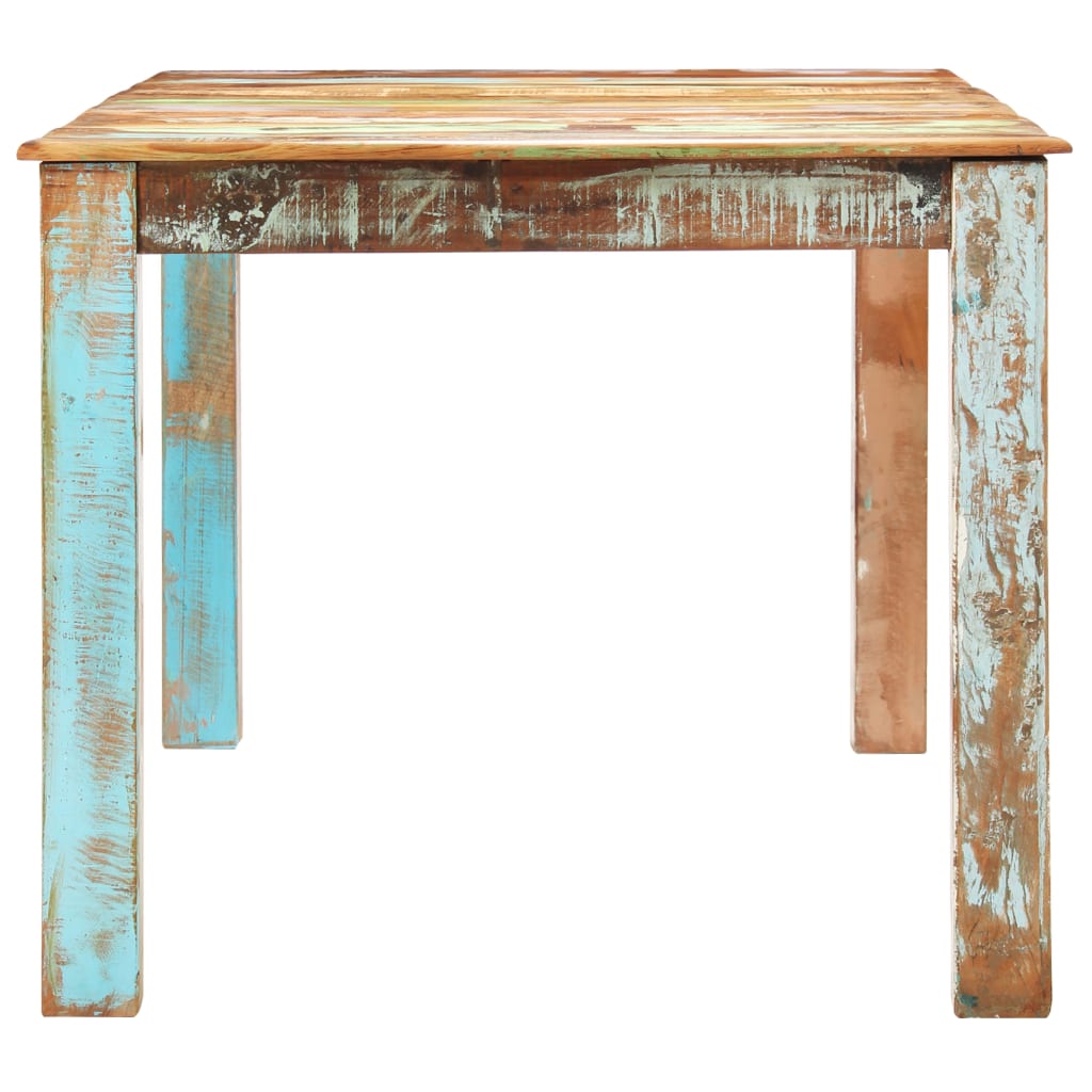 Mesa De Comedor De Madera Maciza Reciclada 180x90x76 Cm_1