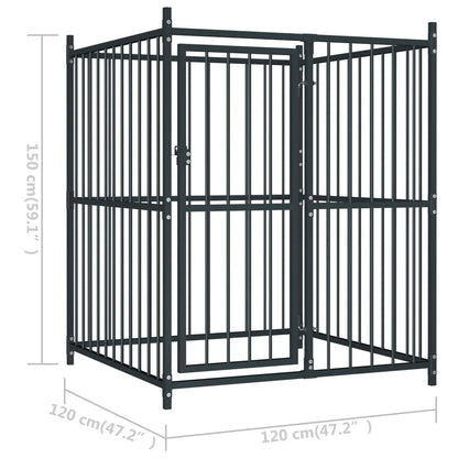 Vidaxl Perrera De Exterior 120x120x150 Cm_2