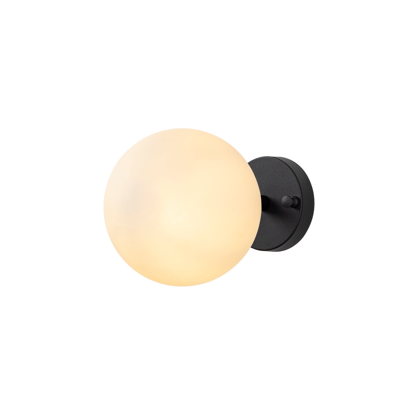 Aplique De Pared Pantalla Blanca, Metal , Negro, 15x15x24, Casquillo E14 Max 15 W_2