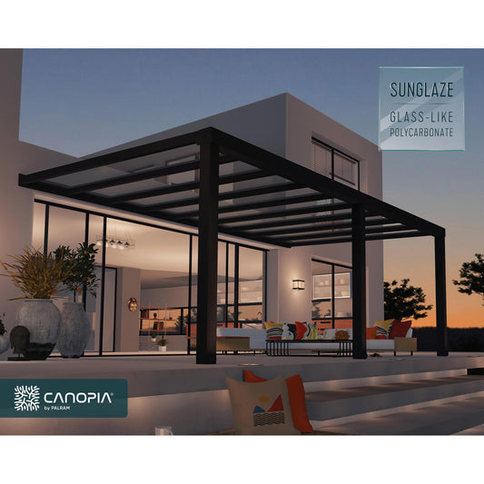 Pérgola adosada Stockholm 342x660 cm