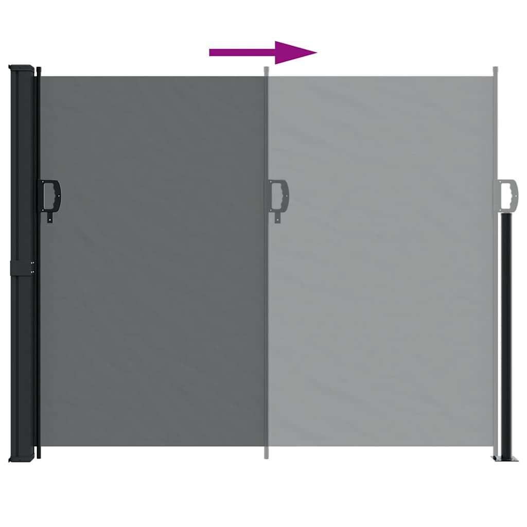 Vidaxl Toldo Lateral Retráctil Negro 160x300 Cm_4