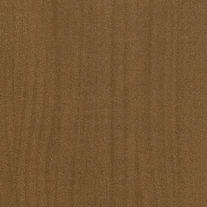 Jardinera De Madera Maciza De Pino Marrón Miel 40x40x70 Cm_5