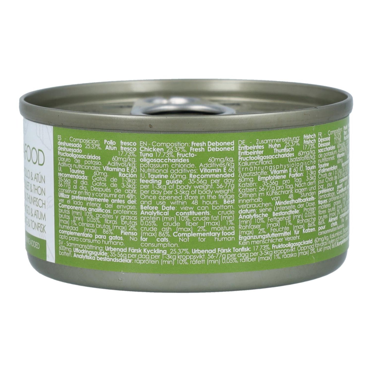 Kit Cat Lata Toppers - Pollo & Atún 80 g Comida húmeda para gatos en gelatina