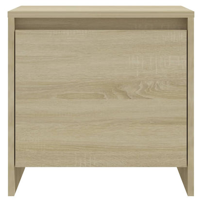 Mesita Noche 2 Uds Madera Ingeniería Roble Sonoma 45x34x44,5 Cm_4