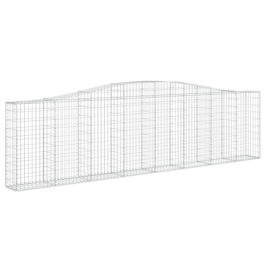 Cestas De Gaviones 20 Uds Forma De Arco Hierro 400x30x100/120cm_2