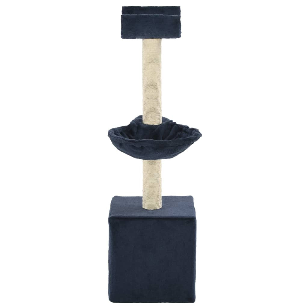 Vidaxl Rascador Para Gatos Con Poste De Sisal 105 Cm Azul_2
