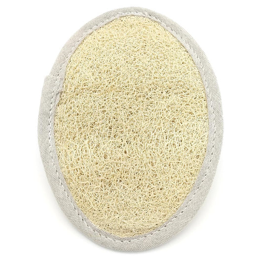 Esponja Natural Vegetal De Luffa Ovalada - Limpieza Y Exfoliación - Activa La Circulación - Cultivada Y Hecha En Galicia_0