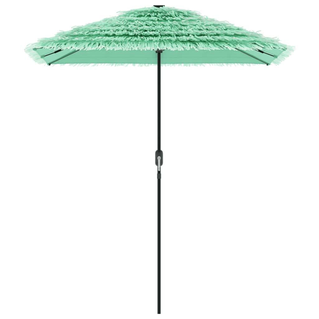 Vidaxl Sombrilla De Jardín Con Poste De Acero Verde 300x200x250 Cm_3