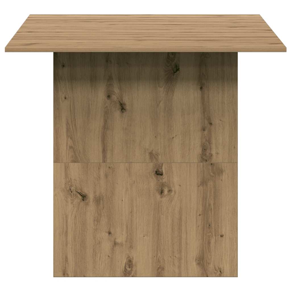 Mesa De Comedor Madera Ingeniería Roble Artisan 180x90x76 Cm_3