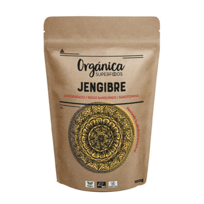 Jengibre En Polvo Raw Sin Gluten Bio 100g_0
