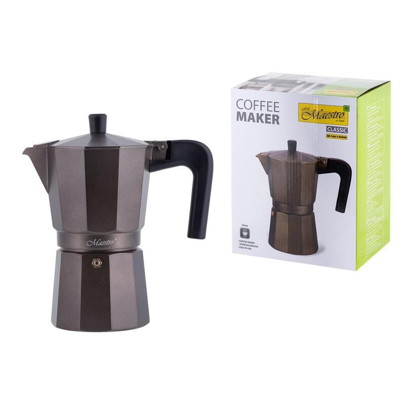 Cafetera Para 9 Tazas Mr-1666-9-brown Maestro_0