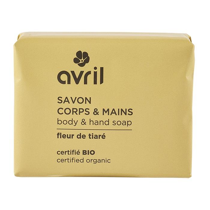 Jabón de manos y cuerpo flor de tiaré Avril 100g