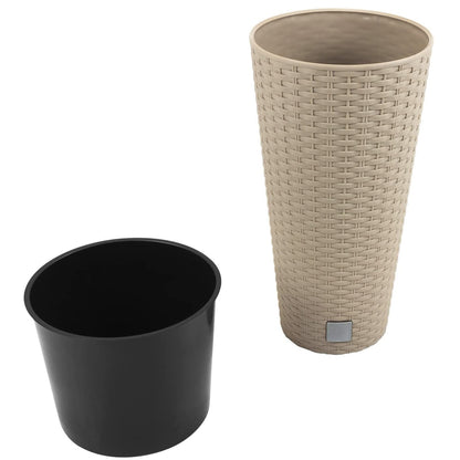 Maceta Rato De 15,5 Litros Con Inserto 25 X 25 X 47,6 Cm En Color Mocca_4