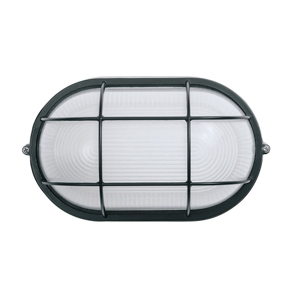 Aplique Oval Bremen Negro Luxform_0