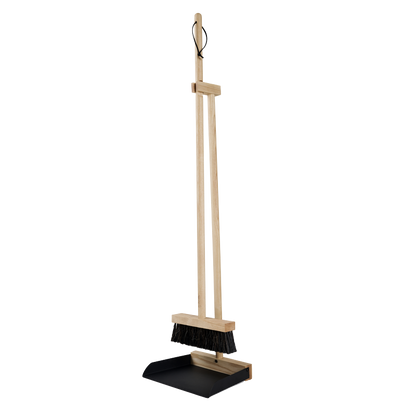 Set De Escoba Y Cepillo - Premium, Negro, 99 X 24 X 5,5 Cm