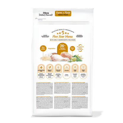 Dibaq Natural Moments 5 Star Pavo Y Pollo Adulto Razas Grandes 12kg_1