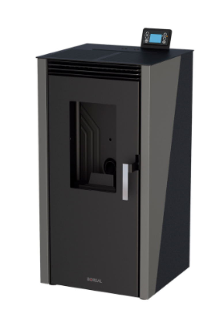 Bricosol Estufa De Pellet Boreal 12 Kw Gris_0