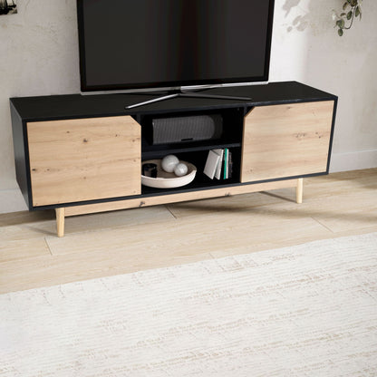 Mueble De Tv Amplio Y Práctico Modelo Wl6.818_1