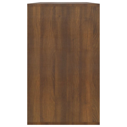 Aparador De Madera De Ingeniería Marrón Roble 120x41x75 Cm / Vetonek_2