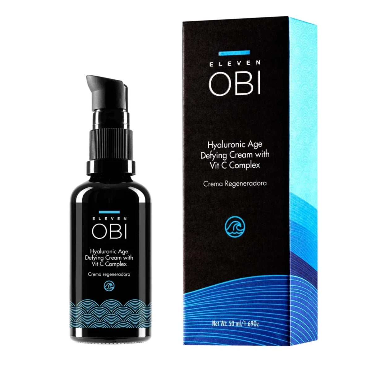 Hyaluronic Age Crema Regeneradora con Vit C complex, Eleven Obi, 50ml